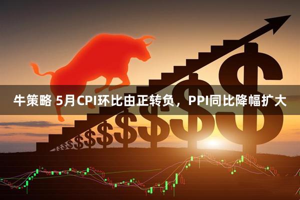 牛策略 5月CPI环比由正转负，PPI同比降幅扩大
