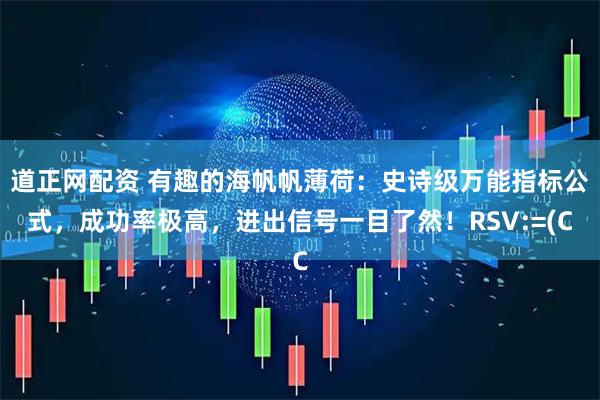 道正网配资 有趣的海帆帆薄荷：史诗级万能指标公式，成功率极高，进出信号一目了然！RSV:=(C